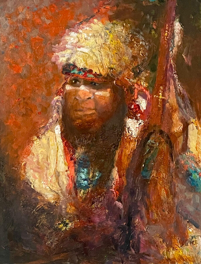 Portrait oil painting by Joshua Lance