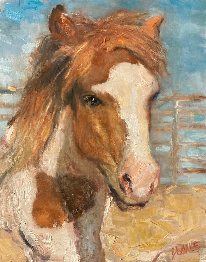 Sawyer — Oil on wood panel, 11 x 14 in. $575